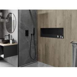 Mexen X-Wall-NR  falba építhetö polc falfülke burkolható keret 90 x 30 cm, fekete  - 1971903010 Falfülke