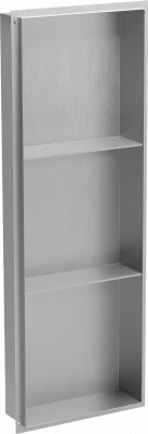Mexen X-Wall-NR  falba építhetö polc falfülke burkolható keret  polcal 90 x 30 cm, inox - 1911903010S Falfülke