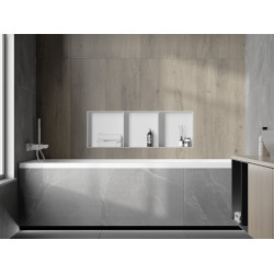 Mexen X-Wall-NR  falba építhetö polc falfülke burkolható keret  polcal 90 x 30 cm, fehér  - 1921903010S Falfülke