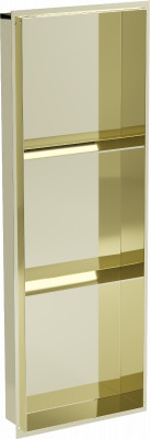 Mexen X-Wall-NR  falba építhetö polc falfülke burkolható keret  polcal 90 x 30 cm, arany  - 1951903010S Falfülke