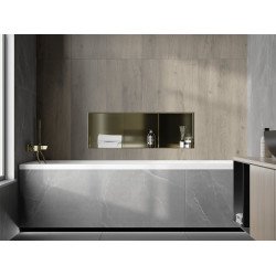 Mexen X-Wall-NR  falba építhetö polc falfülke burkolható keret  polcal 90 x 30 cm, arany  - 1951903010S Falfülke