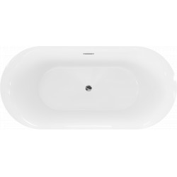 Luxury Roxy szabadon álló fürdökád akril  170 x 80 cm, fehér - 51201708000 Térben álló kád