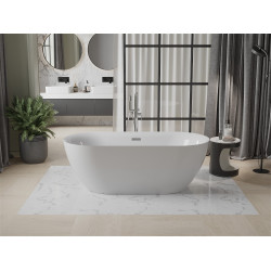 Luxury Roxy szabadon álló fürdökád akril  170 x 80 cm, fehér - 51201708000 Térben álló kád Térben álló kád Luxury