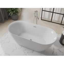 Luxury Roxy szabadon álló fürdökád akril  170 x 80 cm, fehér - 51201708000 Térben álló kád