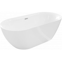 Luxury Roxy szabadon álló fürdökád akril  170 x 80 cm, fehér - 51201708000 Térben álló kád Térben álló kád Luxury