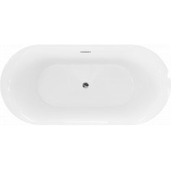 Luxury Roxy szabadon álló fürdökád akril  170 x 80 cm, fehér - 51201708000 Térben álló kád
