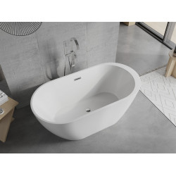 Luxury Livia szabadon álló fürdökád akril  150 x 75 cm, fehér - 52591507500 Térben álló kád