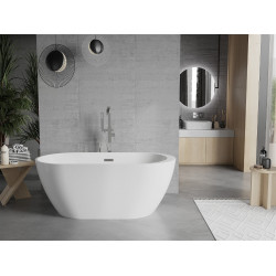 Luxury Livia szabadon álló fürdökád akril  150 x 75 cm, fehér - 52591507500 Térben álló kád Térben álló kád Luxury
