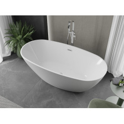 Luxury Eris szabadon álló fürdökád akril  155 x 80 cm, fehér - 53441558000 Térben álló kád
