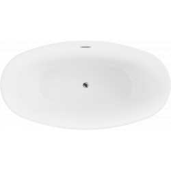 Luxury Eris szabadon álló fürdökád akril  180 x 95 cm, fehér - 53441809500 Térben álló kád