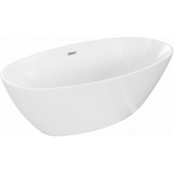 Luxury Eris szabadon álló fürdökád akril  180 x 95 cm, fehér - 53441809500 Térben álló kád Térben álló kád Luxury