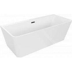 Luxury Volta szabadon álló fürdökád akril falhoz tolható 170 x 75 cm, fehér,  leeresztö   fekete - 51131707500-B Térben álló kád Térben álló kád Luxury