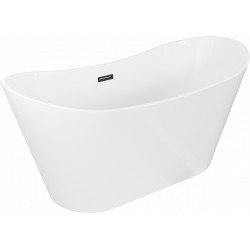 Luxury Montana szabadon álló fürdökád akril  150 x 72 cm, fehér,  leeresztö   fekete - 52011507500-B Térben álló kád Térben álló kád Luxury