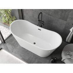 Luxury Montana szabadon álló fürdökád akril  170 x 80 cm, fehér,  leeresztö   fekete - 52011708000-B Térben álló kád