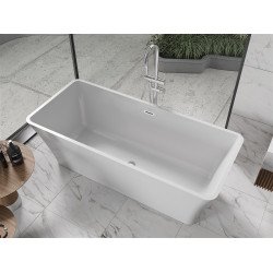 Luxury Tonia szabadon álló fürdökád akril  170 x 75 cm, fehér,  leeresztö  króm - 52171707500 Térben álló kád