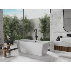 Luxury Tonia szabadon álló fürdökád akril  170 x 75 cm, fehér,  leeresztö   fekete - 52171707500-B Térben álló kád Térben álló kád Luxury