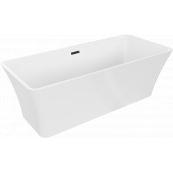 Luxury Tonia szabadon álló fürdökád akril  170 x 75 cm, fehér,  leeresztö   fekete - 52171707500-B Térben álló kád Térben álló kád Luxury