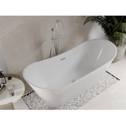 Luxury Celia szabadon álló fürdökád akril  170 x 75 cm, fehér,  leeresztö  króm - 52331707500 Térben álló kád