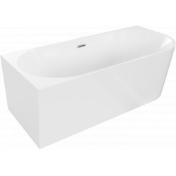 Luxury Mia szabadon álló fürdökád akril   balos 150 x 75 cm, fehér,  leeresztö  króm - 52691507500L Térben álló kád Térben álló kád Luxury