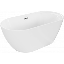 Luxury Laura szabadon álló fürdökád akril  150 x 75 cm, fehér - 53401507500 Térben álló kád Térben álló kád Luxury