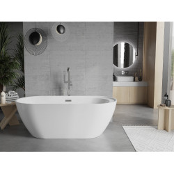 Luxury Laura szabadon álló fürdökád akril  170 x 80 cm, fehér - 53401708000 Térben álló kád Térben álló kád Luxury
