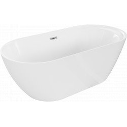 Luxury Laura szabadon álló fürdökád akril  170 x 80 cm, fehér - 53401708000 Térben álló kád Térben álló kád Luxury