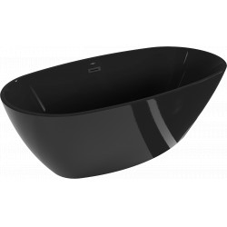 Luxury Eris szabadon álló fürdökád akril  170 x 85 cm, fekete,  leeresztö   fekete - 53441708570-B Térben álló kád Térben álló kád Luxury