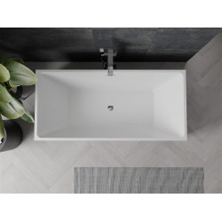 Luxury Nita szabadon álló fürdökád akril  170 x 80 cm, fehér,  leeresztö  króm - 52091708000 Térben álló kád