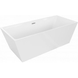 Luxury Lita szabadon álló fürdökád akril  170 x 75 cm, fehér,  leeresztö  króm - 52121707500 Térben álló kád Térben álló kád Luxury