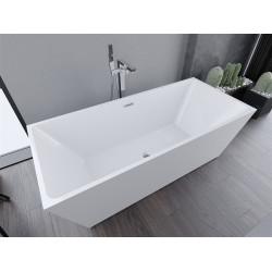 Luxury Lita szabadon álló fürdökád akril  170 x 75 cm, fehér,  leeresztö  króm - 52121707500 Térben álló kád