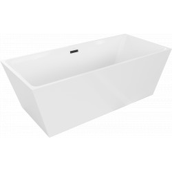 Luxury Lita szabadon álló fürdökád akril  170 x 75 cm, fehér,  leeresztö   fekete - 52121707500-B Térben álló kád Térben álló kád Luxury
