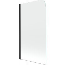 Mexen Felix Kádparaván 1 részes 70 x 140 cm,  átlátszó nano, fekete - 890-070-001-70-00 Kádparaván Fürdökád Mexen