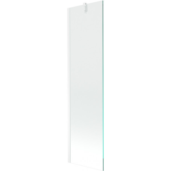 Mexen Next Kádparaván 1 részes 50 x 150 cm,  átlátszó nano,  fehér  - 895-050-000-00-00-20 Kádparaván