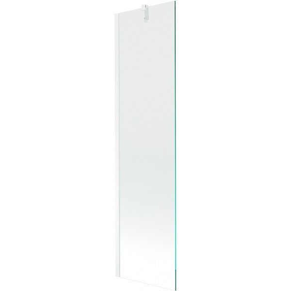 Mexen Next Kádparaván 1 részes 50 x 150 cm,  átlátszó nano,  fehér  - 895-050-000-00-00-20 Kádparaván