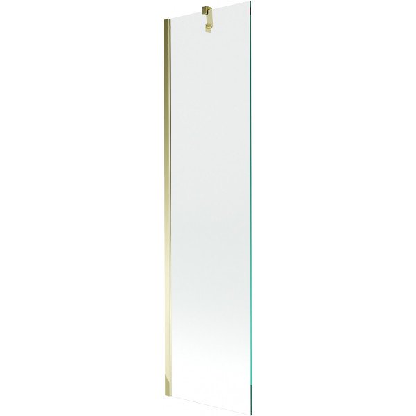 Mexen Next Kádparaván 1 részes 50 x 150 cm,  átlátszó nano, arany - 895-050-000-00-00-50 Kádparaván