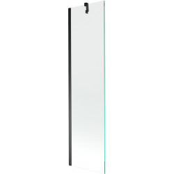 Mexen Next Kádparaván 1 részes 50 x 150 cm,  átlátszó nano, fekete - 895-050-000-00-00-70 Kádparaván Fürdökád Mexen