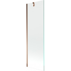 Mexen Next Kádparaván 1 részes 60 x 150 cm,  átlátszó nano, rózsa arany - 895-060-000-00-00-60 Kádparaván Fürdökád Mexen