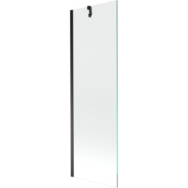 Mexen Next Kádparaván 1 részes 60 x 150 cm,  átlátszó nano, fekete - 895-060-000-00-00-70 Kádparaván
