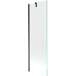 Mexen Next Kádparaván 1 részes 60 x 150 cm,  átlátszó nano, fekete - 895-060-000-00-00-70 Kádparaván Fürdökád Mexen