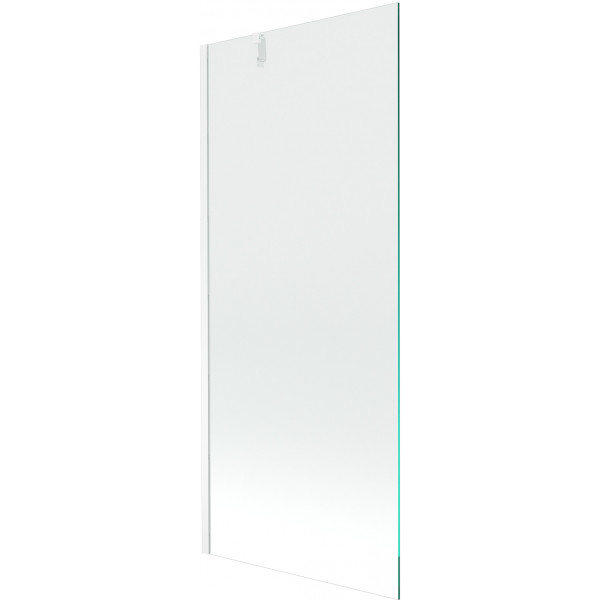Mexen Next Kádparaván 1 részes 80 x 150 cm,  átlátszó nano,  fehér  - 895-080-000-00-00-20 Kádparaván