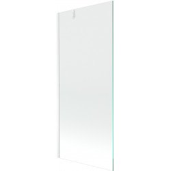Mexen Next Kádparaván 1 részes 80 x 150 cm,  átlátszó nano,  fehér  - 895-080-000-00-00-20 Kádparaván Fürdökád Mexen