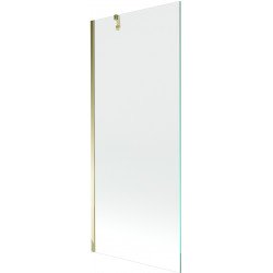 Mexen Next Kádparaván 1 részes 80 x 150 cm,  átlátszó nano, arany - 895-080-000-00-00-50 Kádparaván Fürdökád Mexen