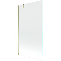Mexen Next Kádparaván 1 részes 90 x 150 cm,  átlátszó nano, arany - 895-090-000-00-00-50 Kádparaván Fürdökád Mexen