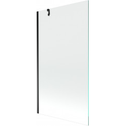 Mexen Next Kádparaván 1 részes 100 x 150 cm,  átlátszó nano, fekete - 895-100-000-00-00-70 Kádparaván Fürdökád Mexen