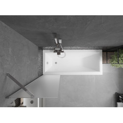 Mexen Next Kádparaván 1 részes 50 x 150 cm, szron, króm - 895-050-000-00-30-01 Kádparaván
