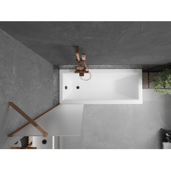 Mexen Next Kádparaván 1 részes 50 x 150 cm, szron, rózsa arany - 895-050-000-00-30-60 Kádparaván