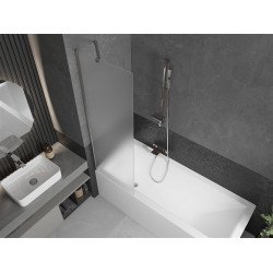 Mexen Next Kádparaván 1 részes 60 x 150 cm, szron, króm - 895-060-000-00-30-01 Kádparaván