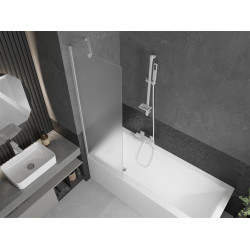 Mexen Next Kádparaván 1 részes 60 x 150 cm, szron,  fehér  - 895-060-000-00-30-20 Kádparaván