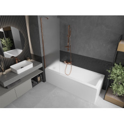 Mexen Next Kádparaván 1 részes 60 x 150 cm, szron, rózsa arany - 895-060-000-00-30-60 Kádparaván Fürdökád Mexen