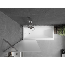 Mexen Next Kádparaván 1 részes 70 x 150 cm, szron, króm - 895-070-000-00-30-01 Kádparaván